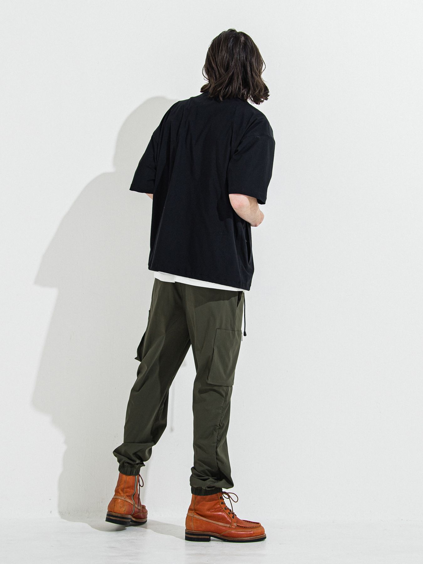 【予約品】NYLON HALF COACH JACKET / ナイロンハーフコーチジャケット / ブラック