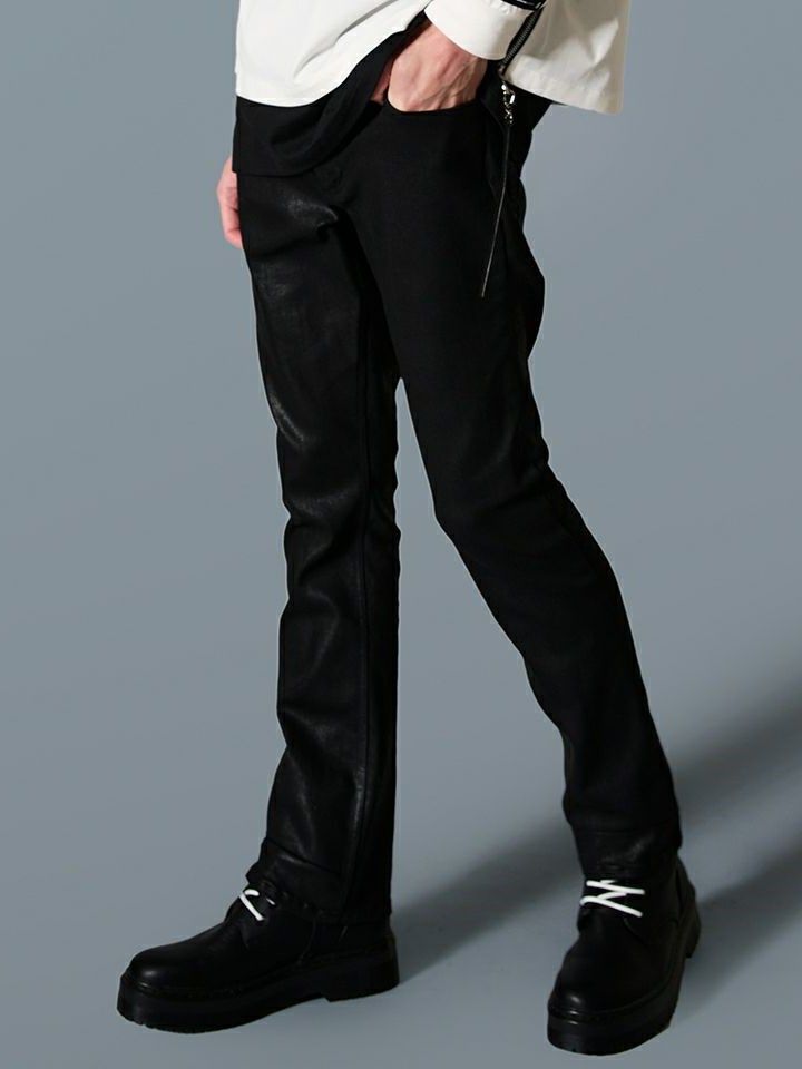 5P SHOE CUT PANTS / シューカットパンツ / ブラック