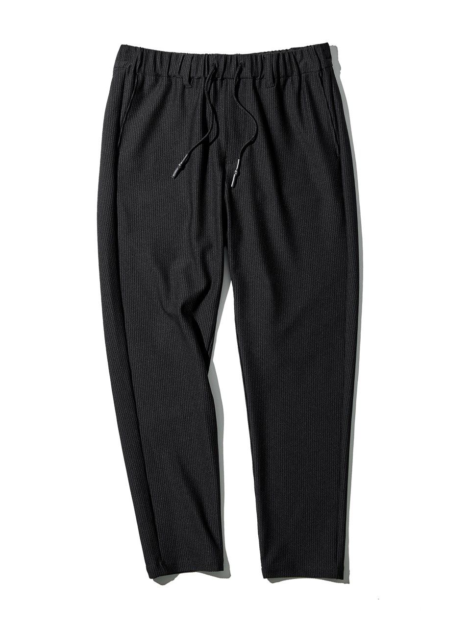 (予約品2023年10月19日18時締め) muta  Stretch Seersucker Pants / イージーパンツ / ブラック 【Acanthus×muta】