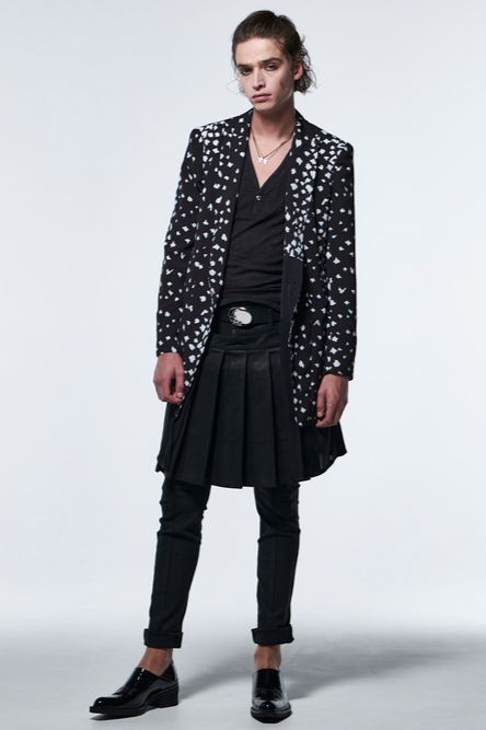 《予約品》 LayeredPeackedJacket / ブラックレオパード 【kiryuyrik】 2023年3月以降入荷予定