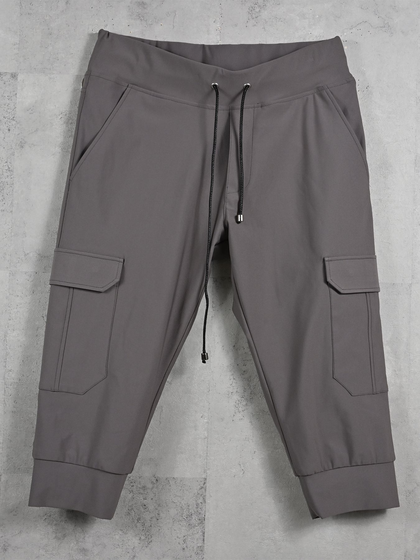 【予約品 11月16日(日) 締切】CARGO CROPPED PT / カーゴクロップド ジャージパンツ / グレー