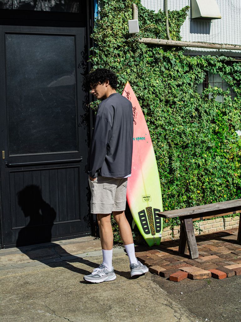 《予約品3月3日18：00締め》 RUSH  OVER  NO COLLAR JK / カーディガンジャケット / チャコール