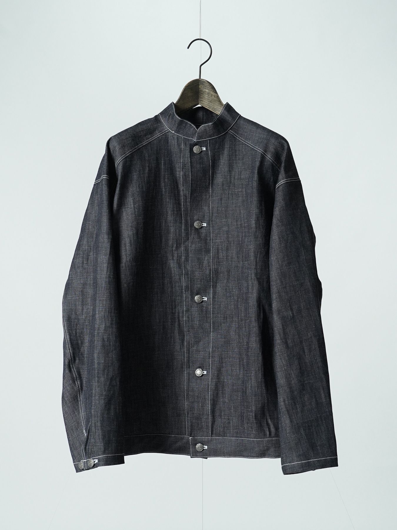 【予約品 5月27日(水) 締切】BOURGERON-DENIMJACKET / ライトオンスデニム シャツジャケット / インディゴ