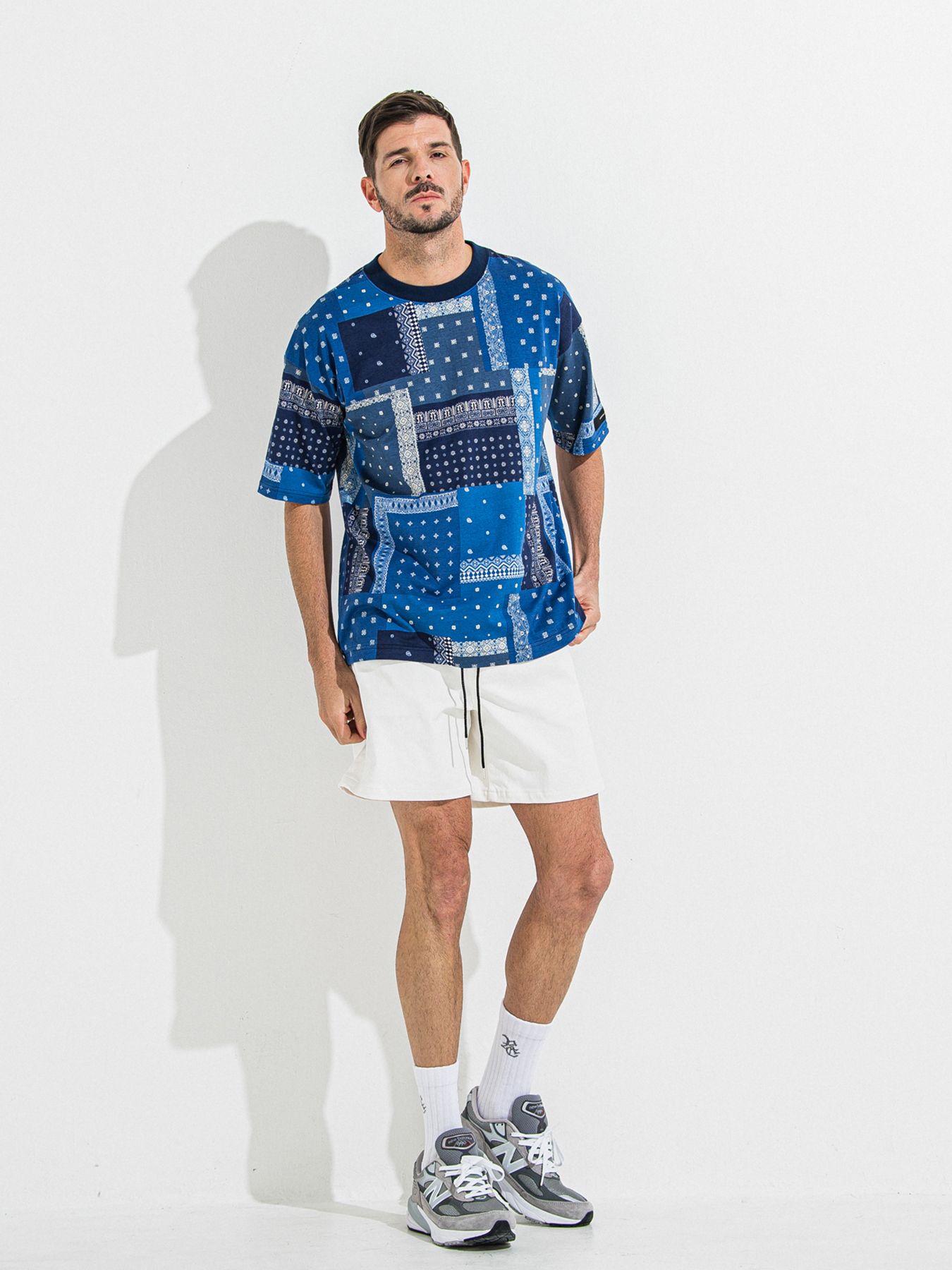 【予約品】DENIM JERSEY SHORTS / デニムジャージショーツ / ホワイト