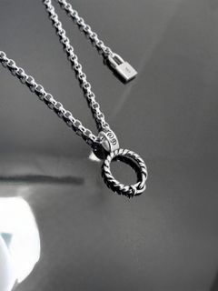 《受注生産》CRUX RING #1 NECKLACE with GODSIZE® I.D. TAG / クラックス・リング #1ネックレス ゴッドサイズ® I.D.タグ / 注文から1～2週間後入荷予定