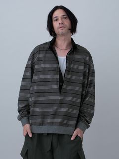 【予約品 10月26日(日) 締切】GLOWSTRIPE RAGER / ボーダーラガーシャツ / moku.CH BORDER×BK tape
