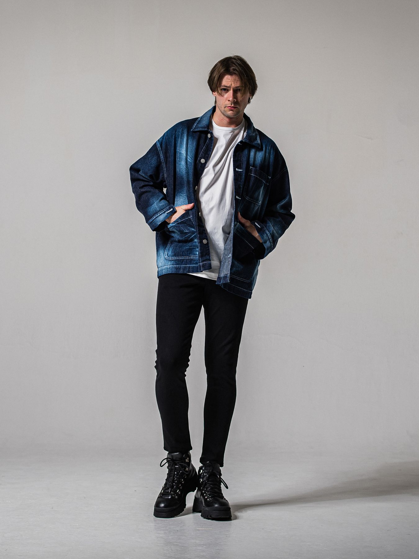 【予約品 11月16日(日) 締切】MICK DENIM JERSEY / ミック デニムジャージ / ブラック