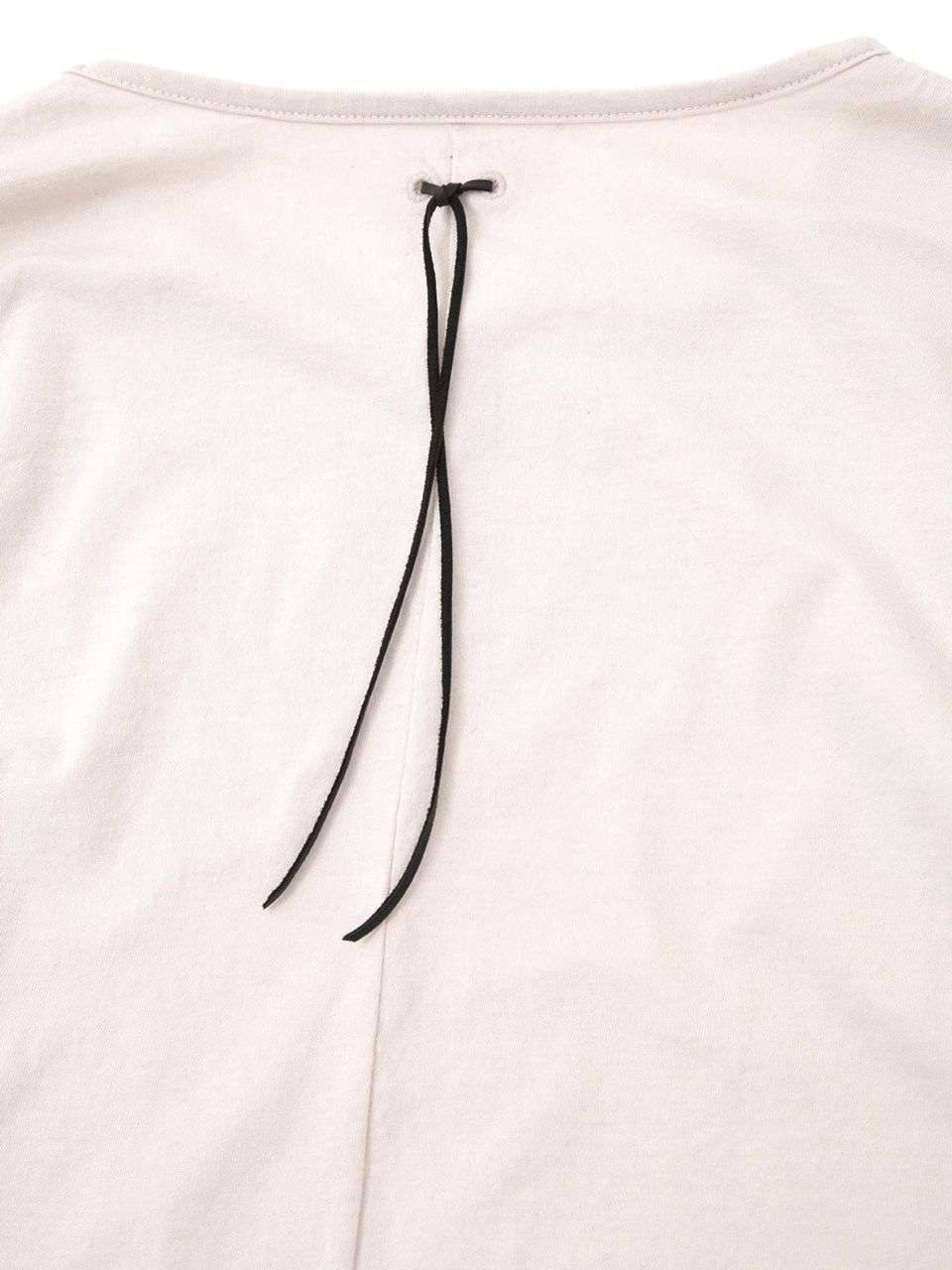 30/- ナチュラルソフト天竺 クルーネック ロングスリーブ T シャツ / Crew Neck T-shirt  / アッシュホワイト 【STRUM】