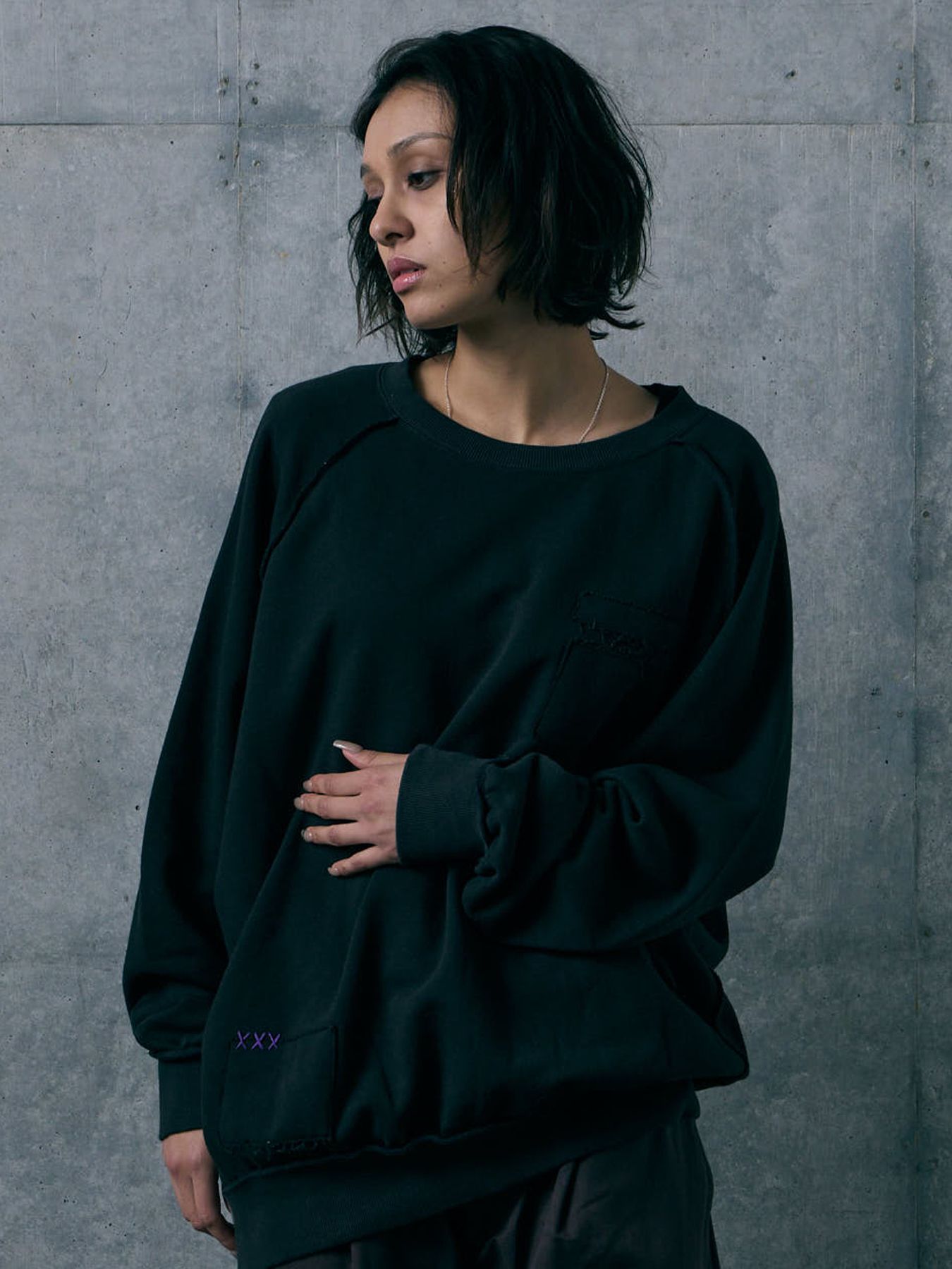 EXOFORM SWEAT / クルーネックスウェット / CHARCOAL