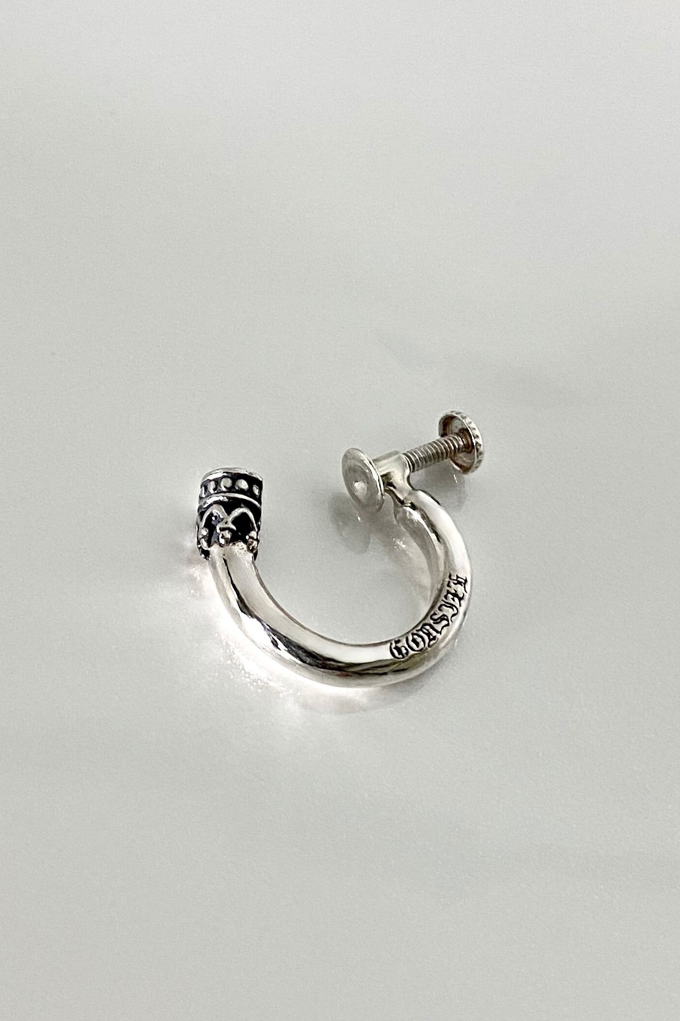 GODSIZE - 《受注生産》 CROWN HOOP EARRING イヤリング 【GOD SIZE