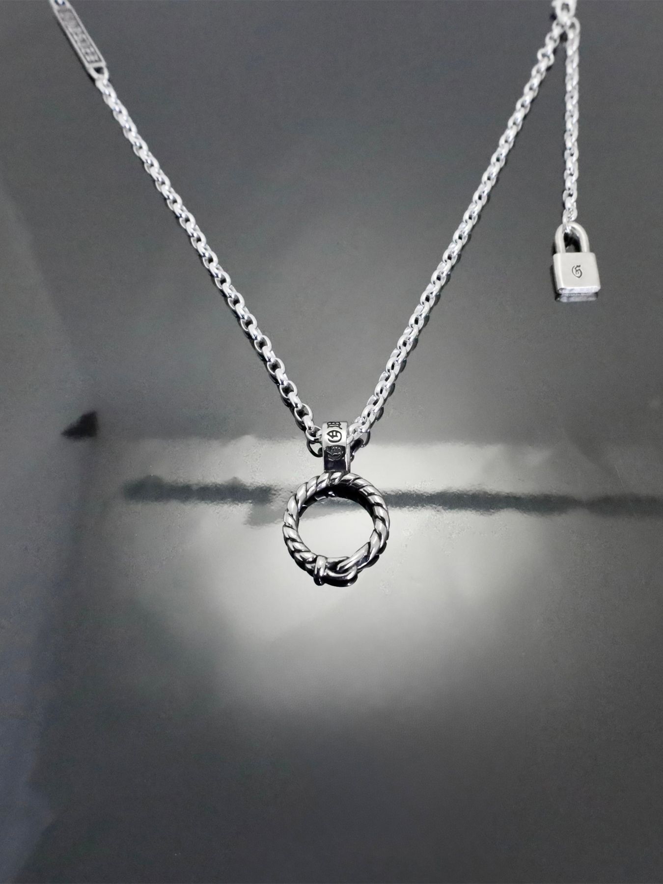《受注生産》CRUX RING #1 NECKLACE with GODSIZE® I.D. TAG / クラックス・リング #1ネックレス ゴッドサイズ® I.D.タグ / 注文から1～2週間後入荷予定