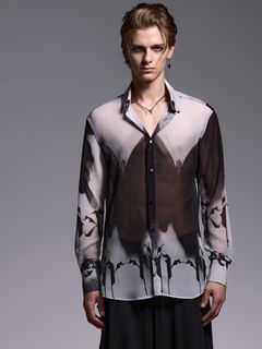 【予約品 1月4日(日) 締切】Shirt / シャツ / ブラック&グレー