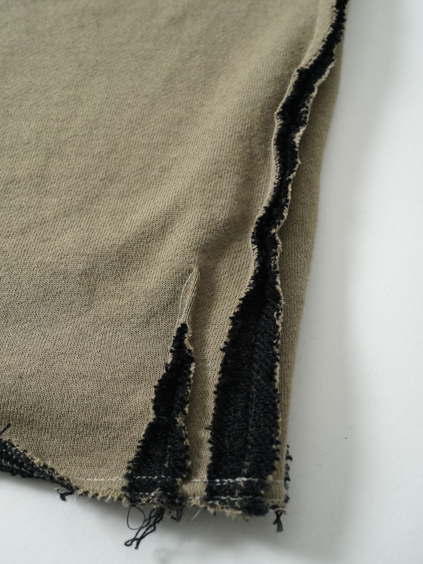 【予約品 5月6日(水) 締切】BRUTE-SWEAT / スウェットトレーナー / ベージュ×ブラック