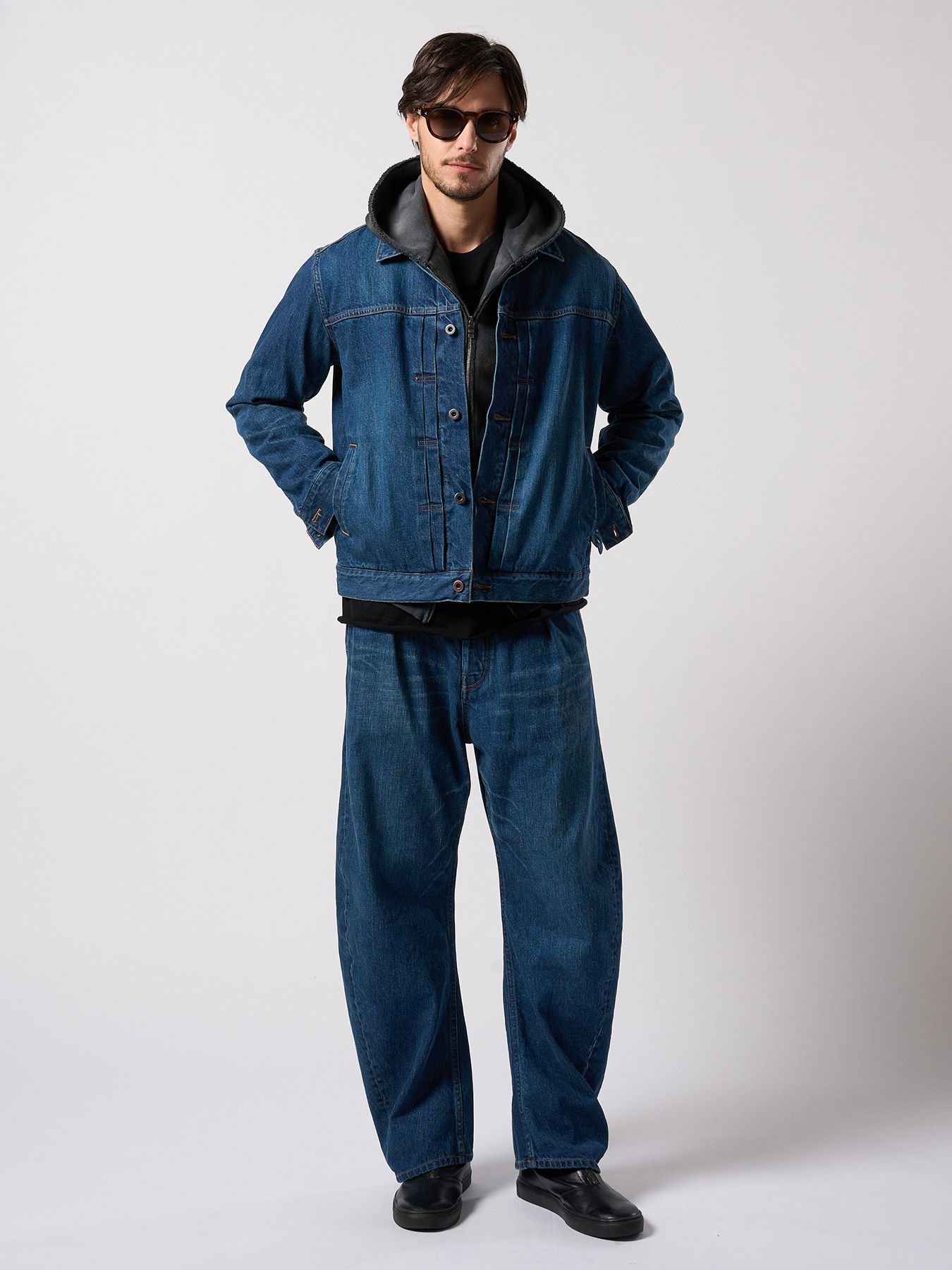 【予約品 4月19日(日) 18時締切】fade zip-up hoodie / フェード ジップアップ フーディー / フェードブラック