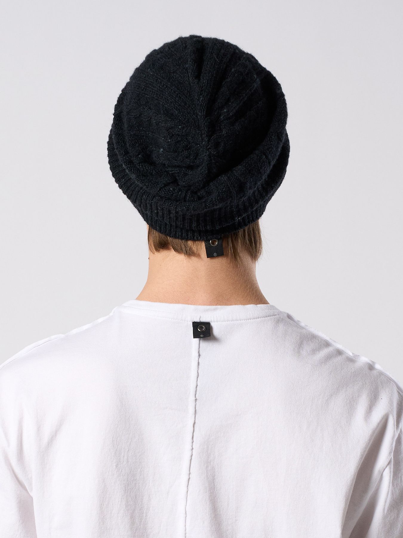 【予約品 4月19日(日) 18時締切】lomond×powder multi kint cap / ウール ニットキャップ / ブラック