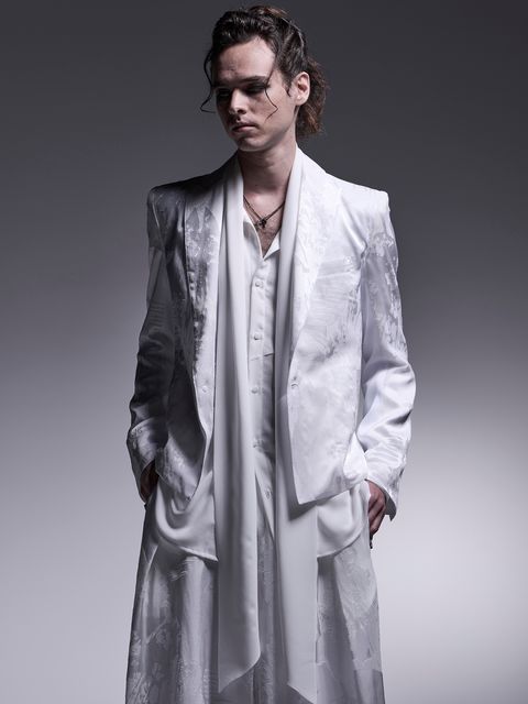 【予約品 7月13日(日) 締切】Short Peaked Jacket / ショートピークドラペルジャケット / ホワイト