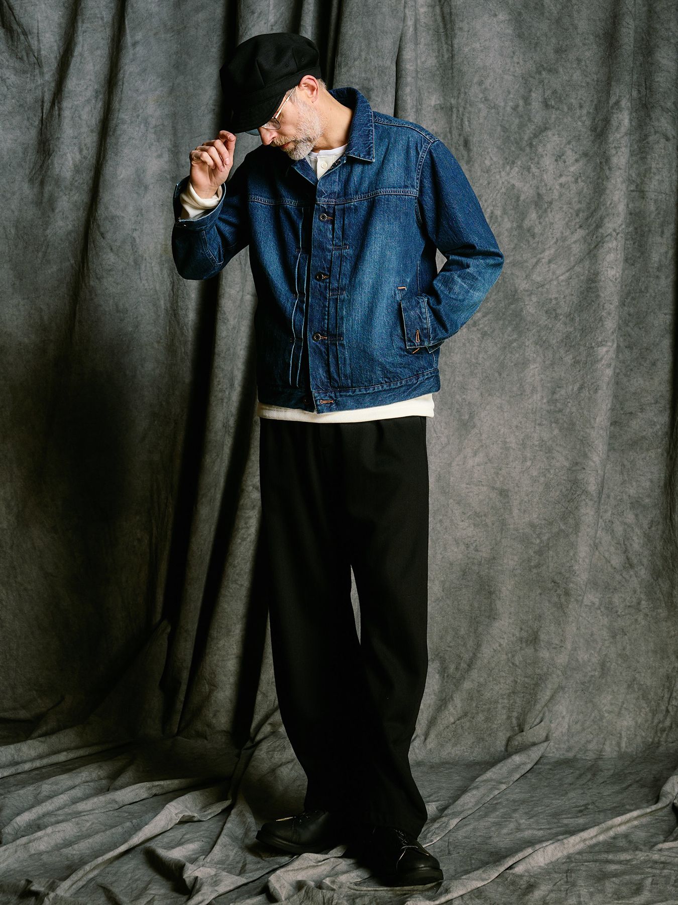 【予約品 4月19日(日) 18時締切】denim jacket type1 (used) / ユーズド加工 TYPE1 デニムジャケット / インディゴユーズド