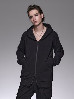 《予約品》 HighTensionJersey ZippHoodie / ハイテンションジャージジップパーカー / ブラック