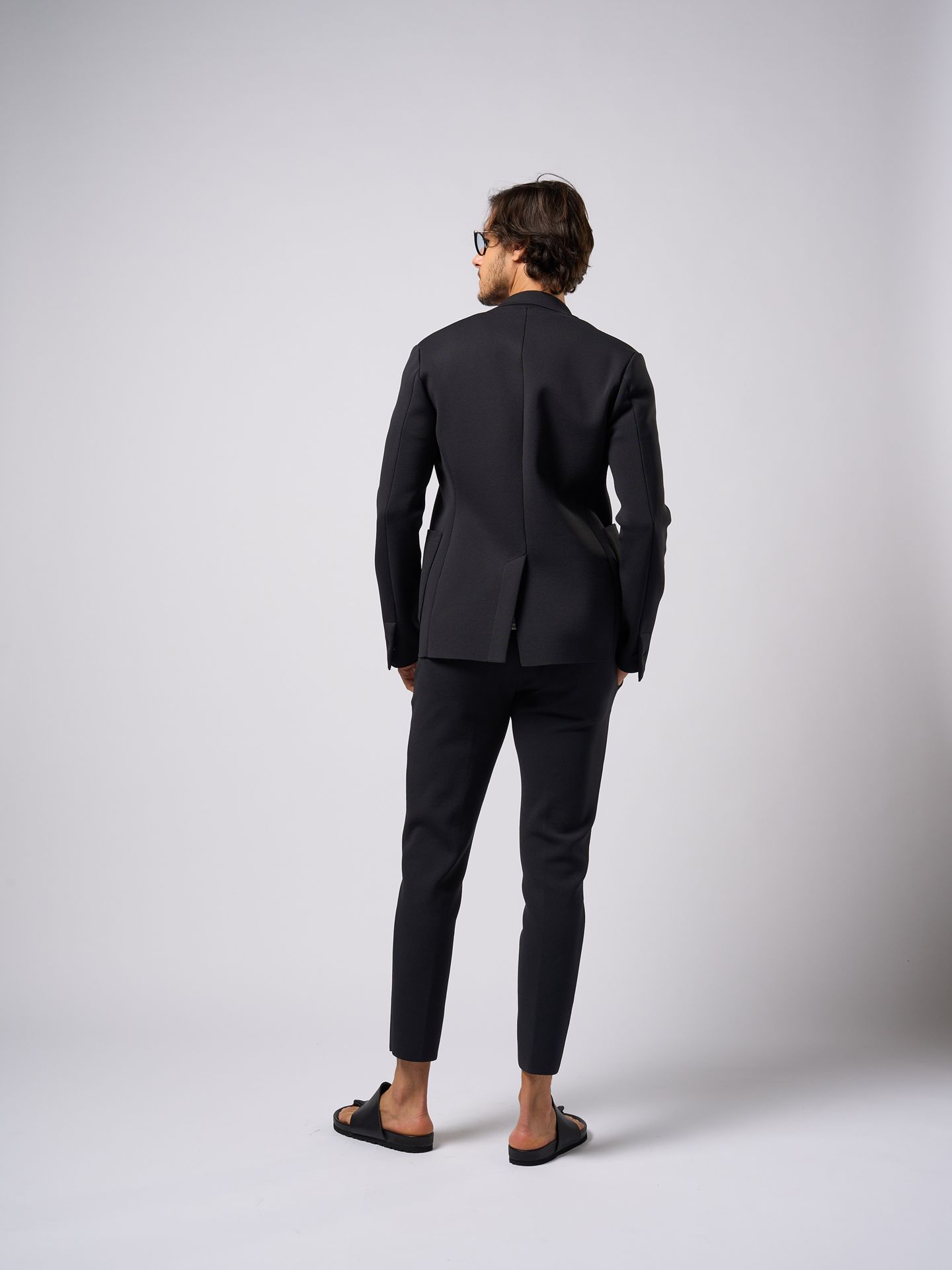 【予約品9月19日 10時締め】 function knit jacket / ニットジャケット / ブラック