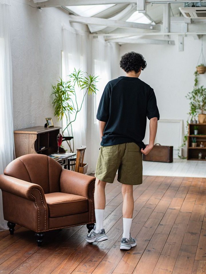 《予約品3月3日18：00締め》 college half sleave / ハーフスリーブT / ブラック