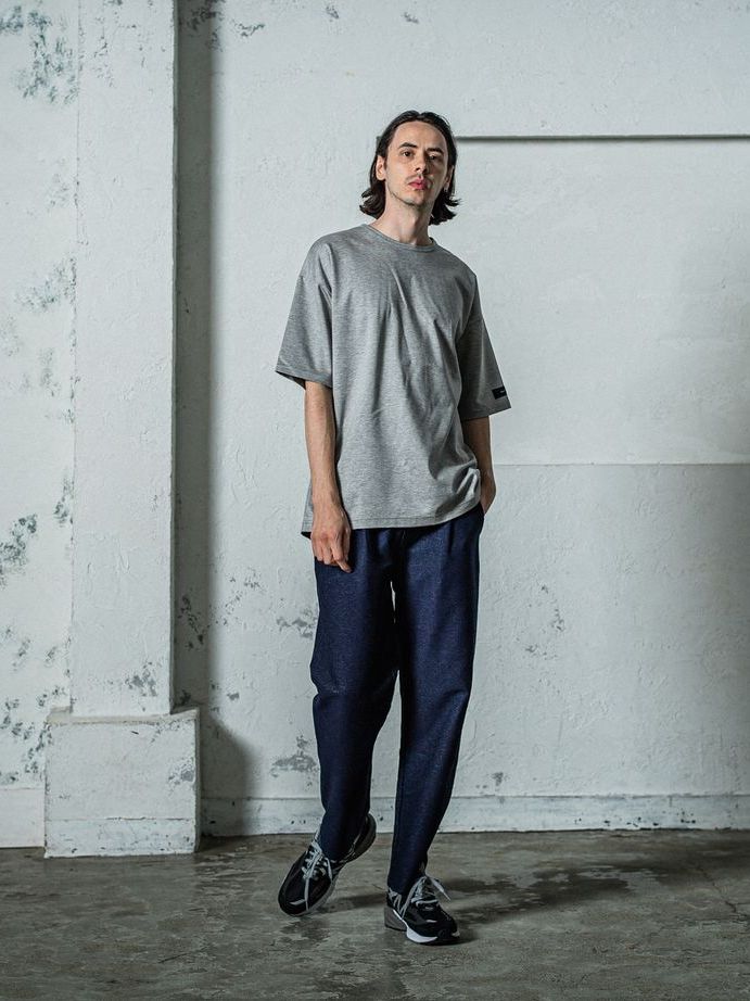 《予約11月17日19時締め》 Finest  BASIC  LOOSE T / ルーズTシャツ / グレー