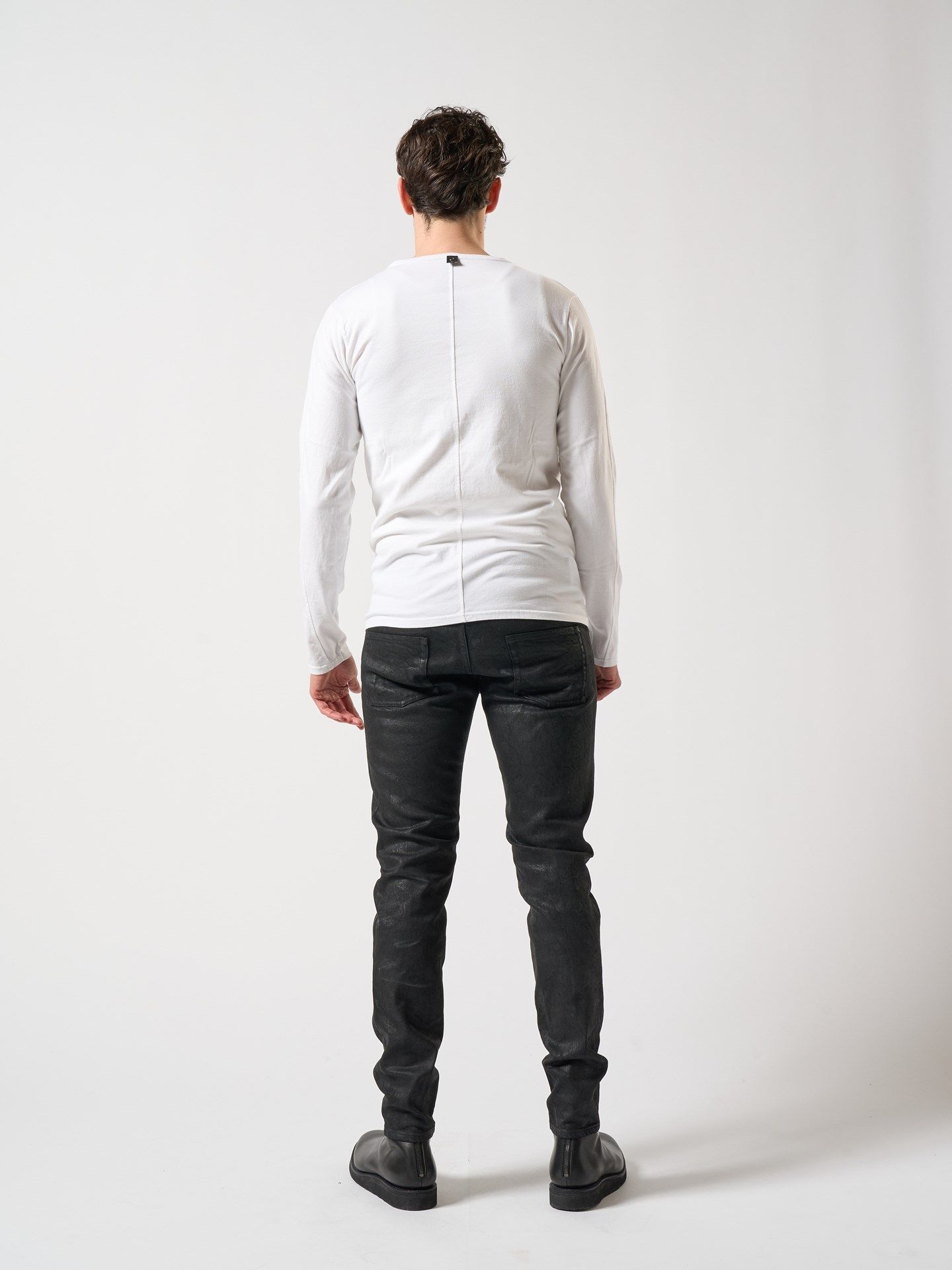【予約品】 basic crew-neck L/S / クルーTシャツ / ホワイト