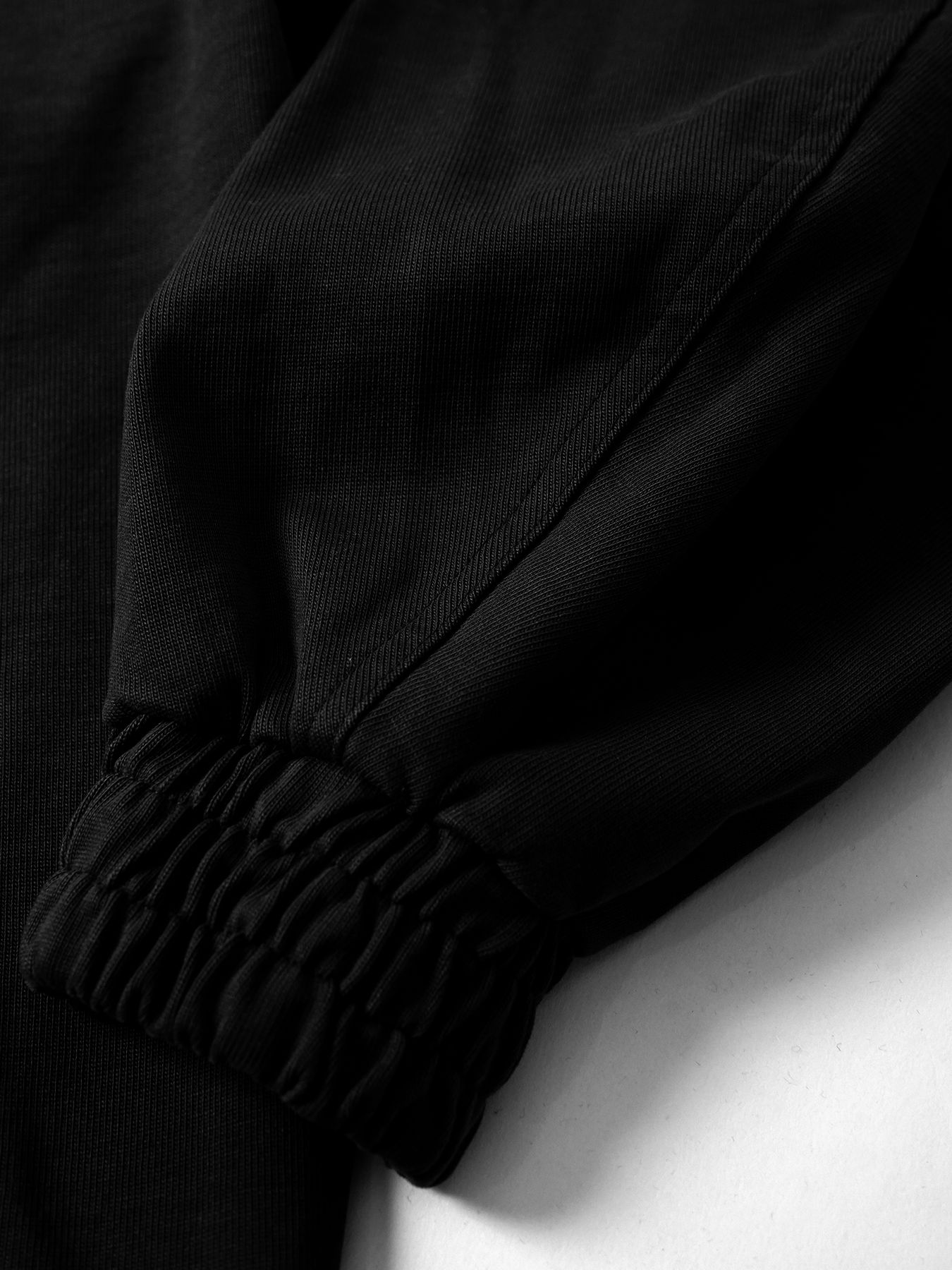 【予約品】MOLD-SWEATJACKET / スタンドブルゾン / ブラック