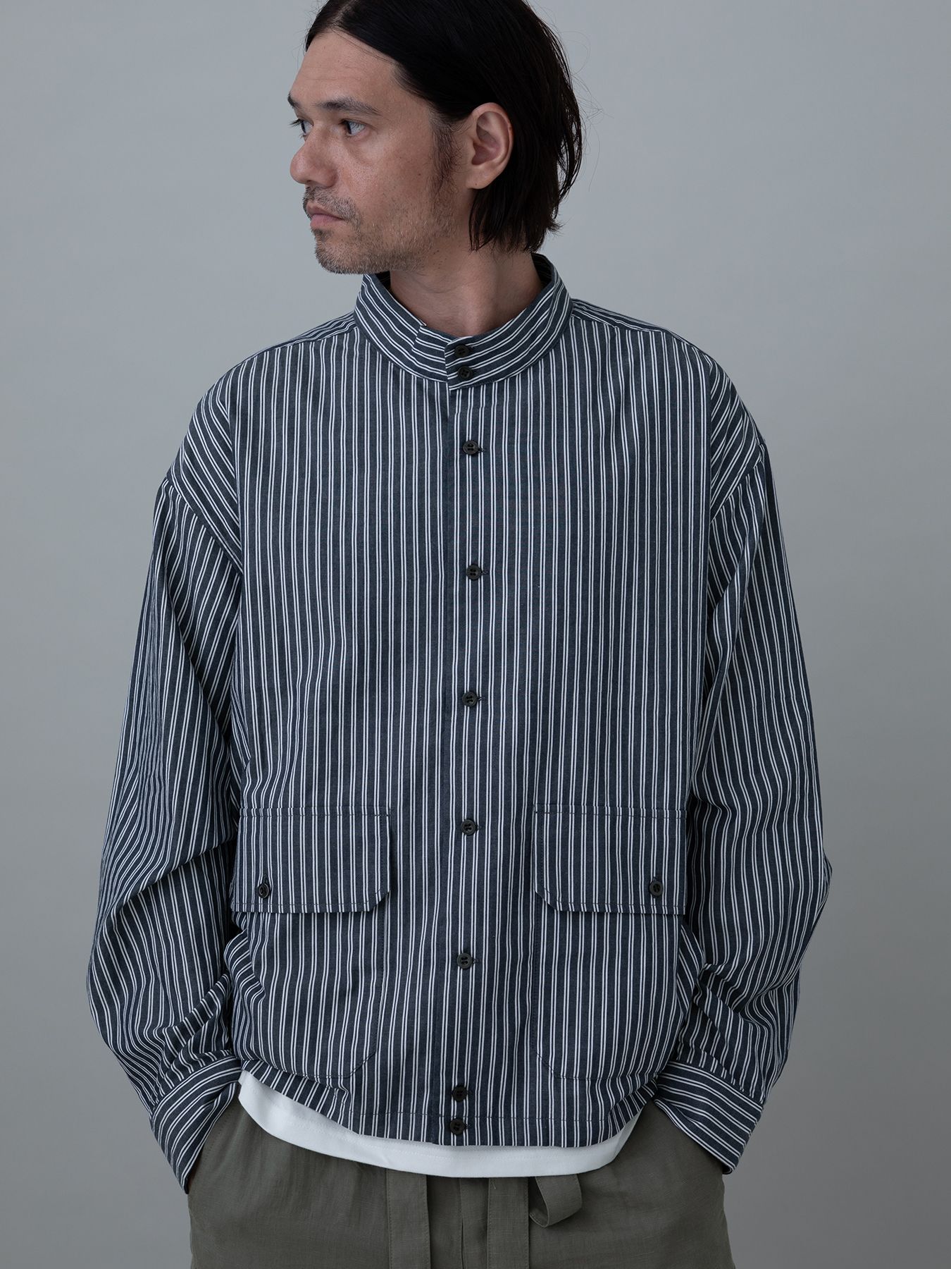 【予約品 10月26日(日) 締切】VALSTAR / ストライプ バルスタージャケット / NAVY.st