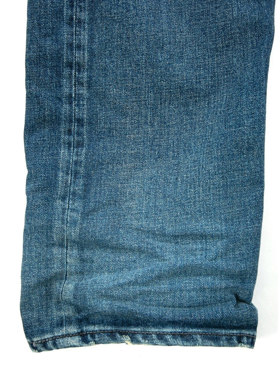 12.5oz Organic Cotton Stretch Denim Regular Straight Jeans / 12.5oz オーガニックコットン ストレッチデニム レギュラーストレート  / 1977 / インディゴUSED