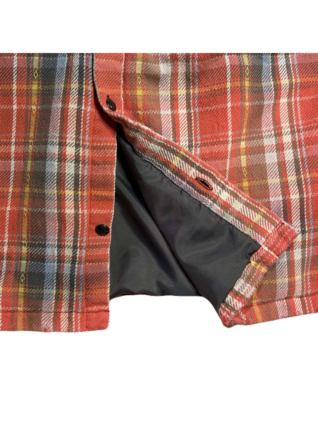 【予約品 3月9日(月) 18:00 締切】STUDS CHECK SH / スタッズ チェックシャツ / レッド