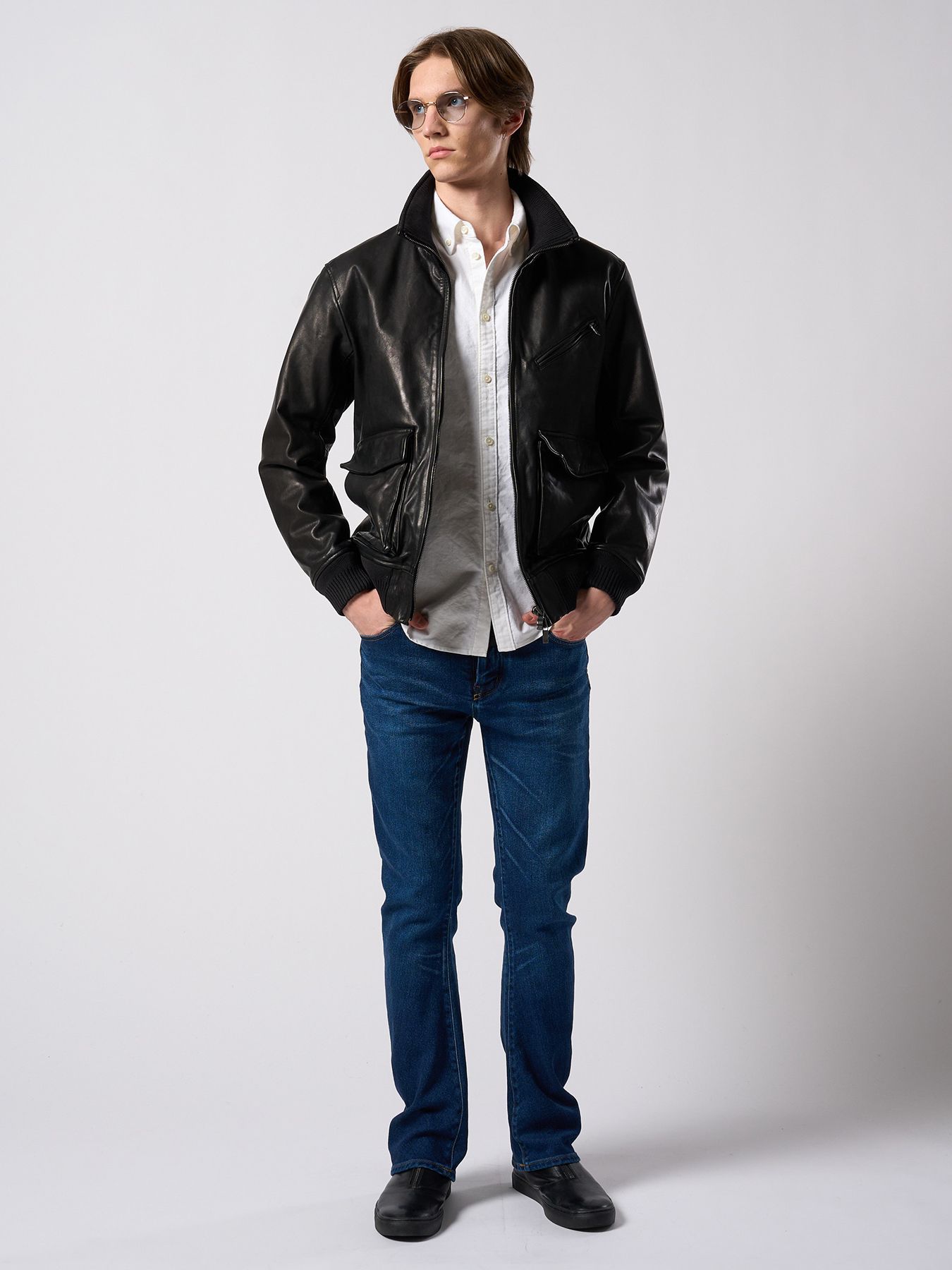 【予約品 4月19日(日) 18時締切】front zip bootie / ホースレザー フロントジップブーツ / ブラック