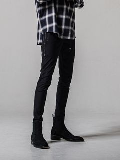 【予約品 11月16日(日) 締切】JOHNSON LINE PANTS / ジョンソンラインパンツ / ブラック×ブラック