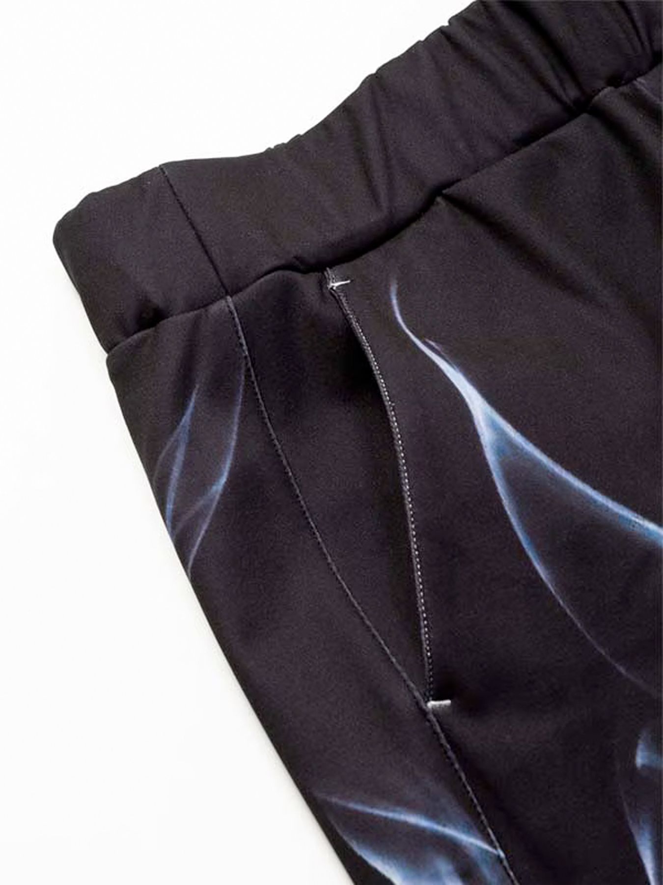 Wネームコラボ beauty:beast × SY32 SWEAT SHORT PANTS / ブラック×ホワイト【SY32 by SWEET YEARS】