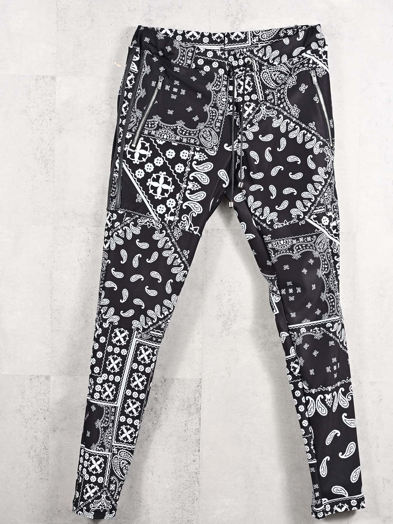 【予約品 11月16日(日) 締切】JOHNSON LINE PANTS / ジョンソンラインパンツ / バンダナブラック