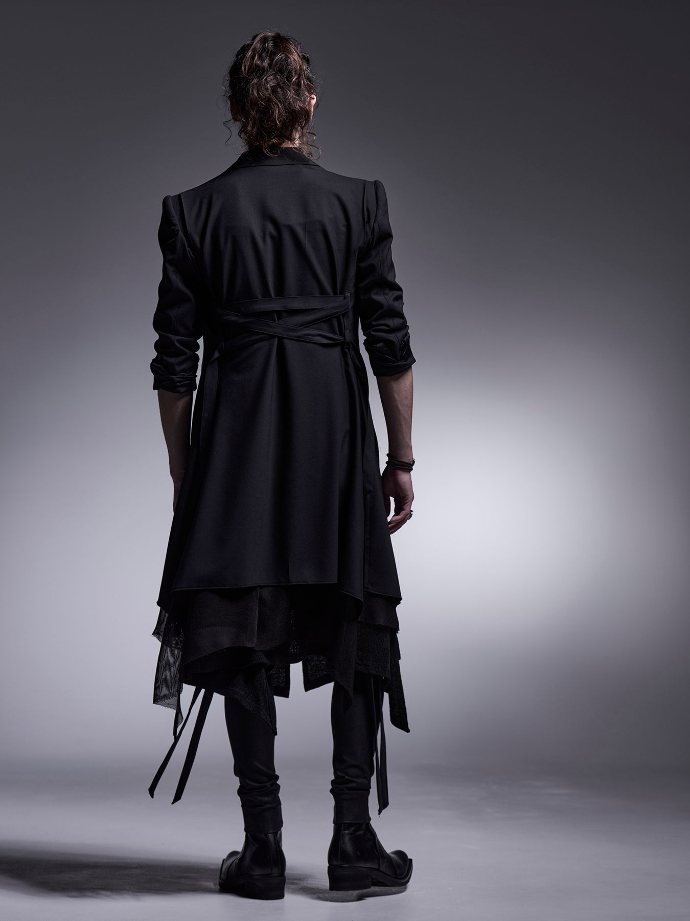 【予約品 7月13日(日) 締切】Long Flare Jacket / ロングフレアジャケット / ブラック