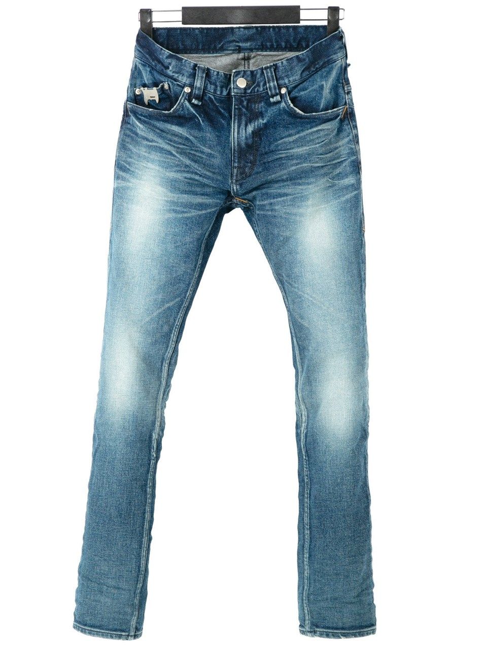 12.5oz Organic Cotton Stretch Denim Tight Straight Jeans / 12.5oz オーガニックコットン ストレッチデニム タイトストレート  / TIGHT JOE  / インディゴUSED
