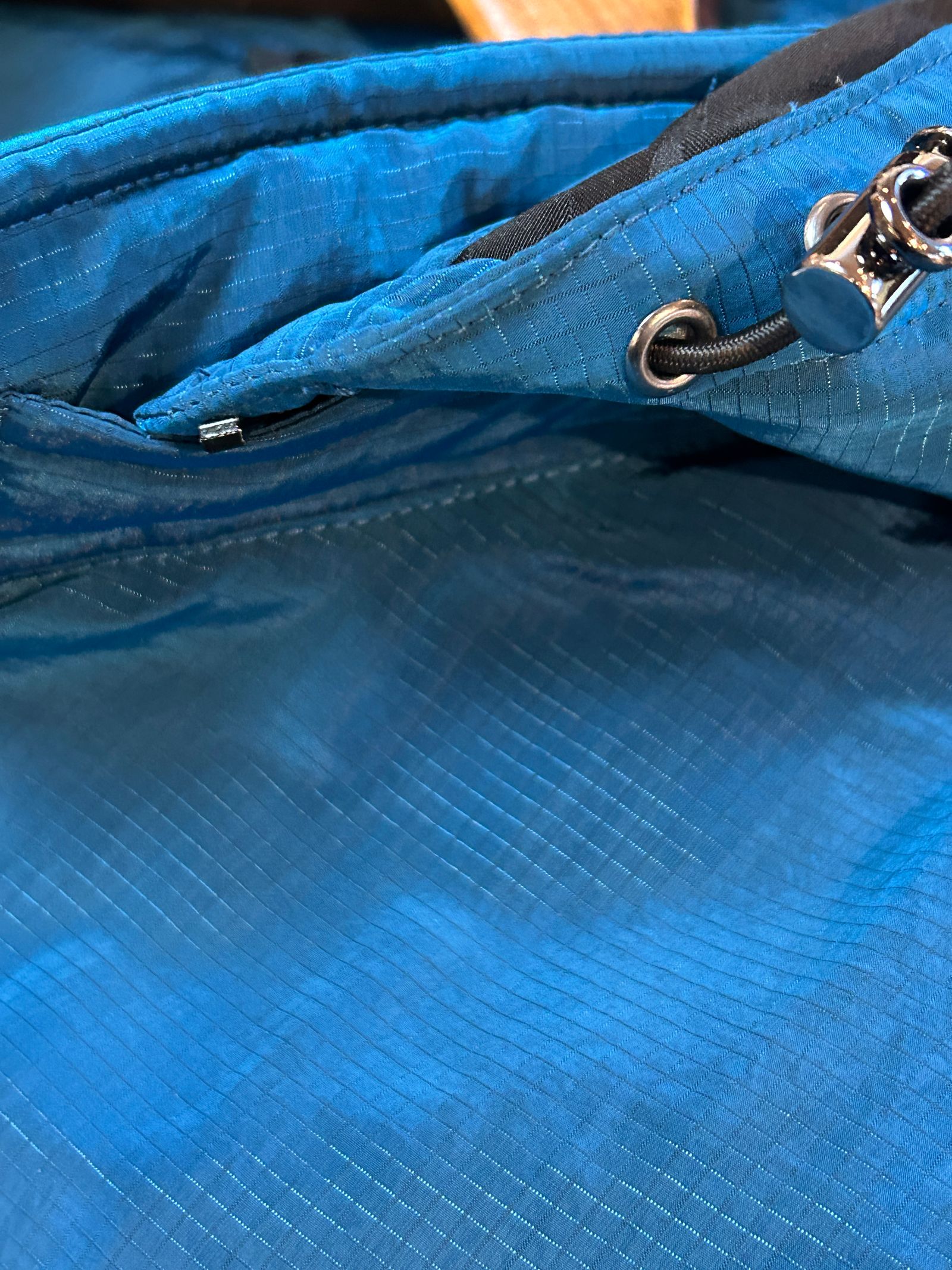 ダウンブルゾンブライトワッシャーリップ  / アクアマリンブルー【NICOLE CLUB FOR MEN】