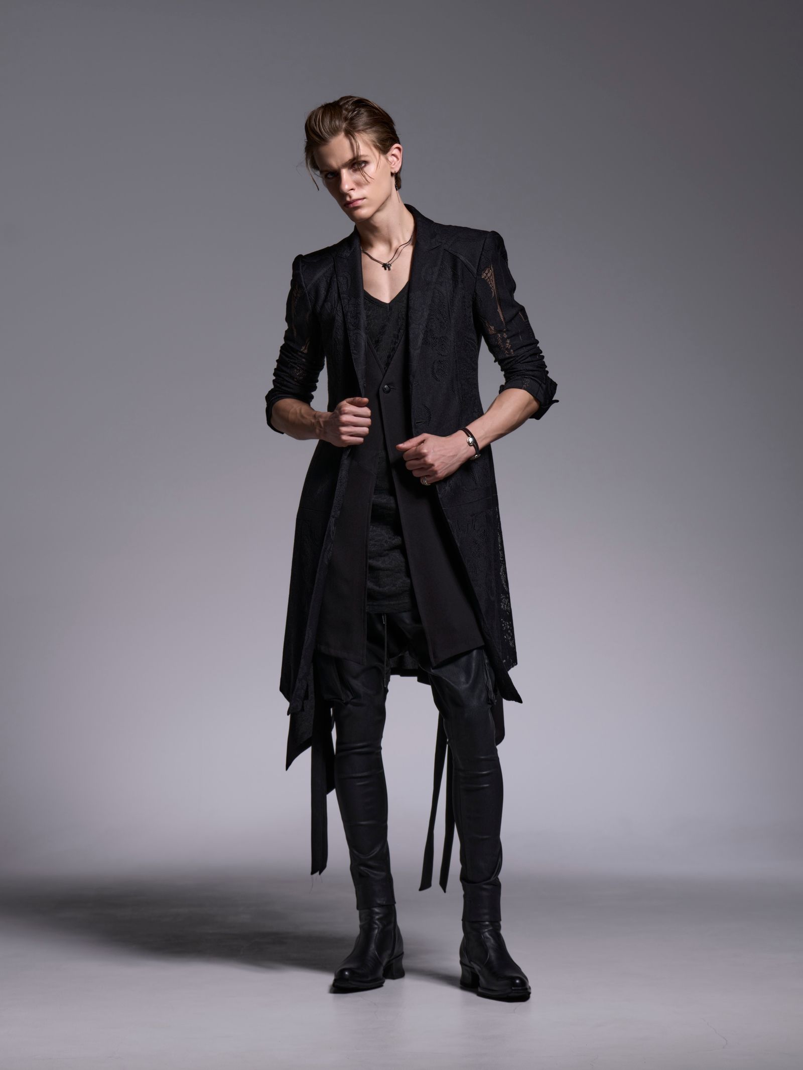 【予約品 1月4日(日) 締切】Coating Sarrouel Pants / コーティング サルエルパンツ / ブラック