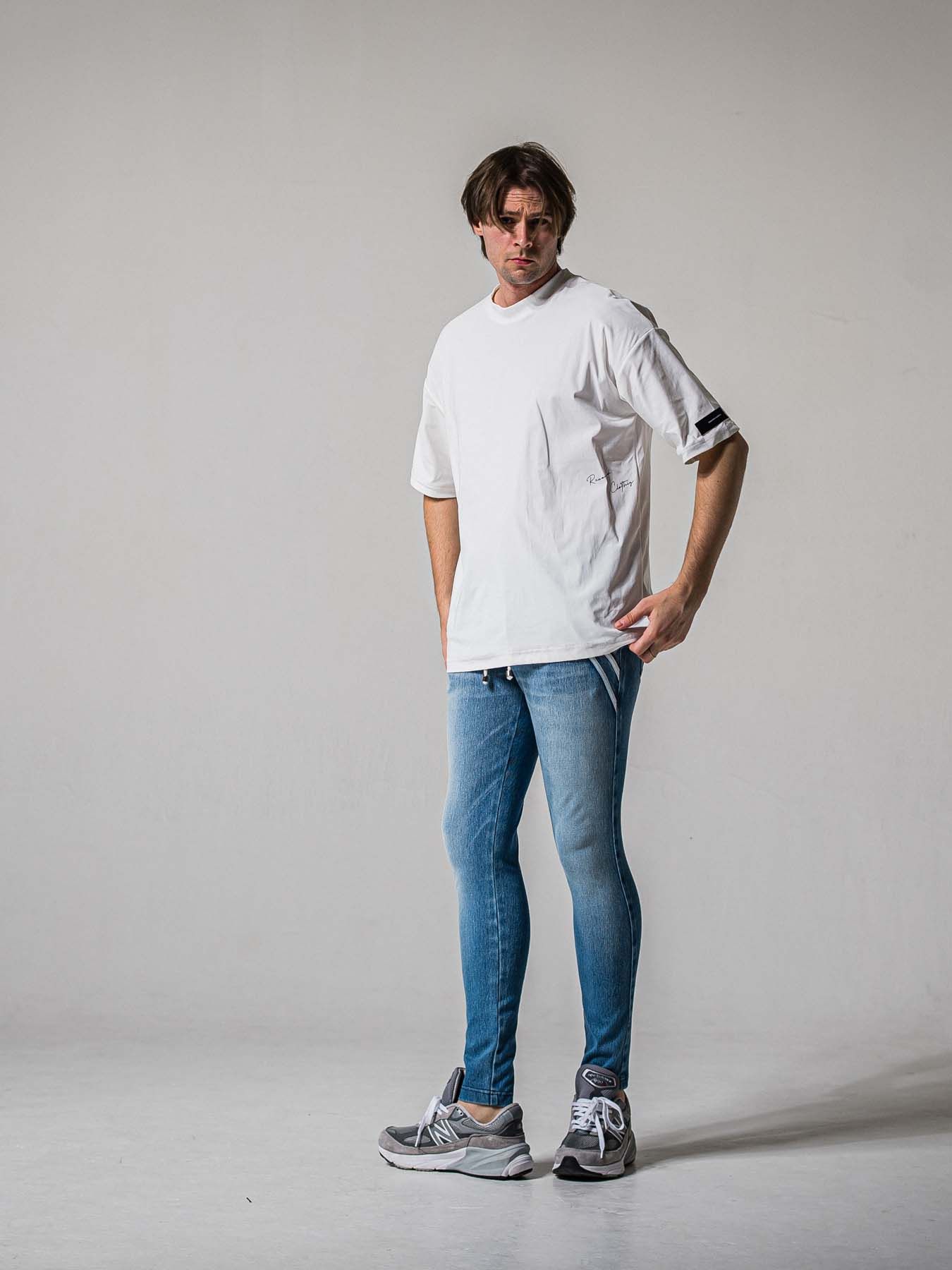 【予約品 11月16日(日) 締切】EX DENIM JERSEY EDGE PT / デニムジャージ エッジラインパンツ / ライトインディゴ