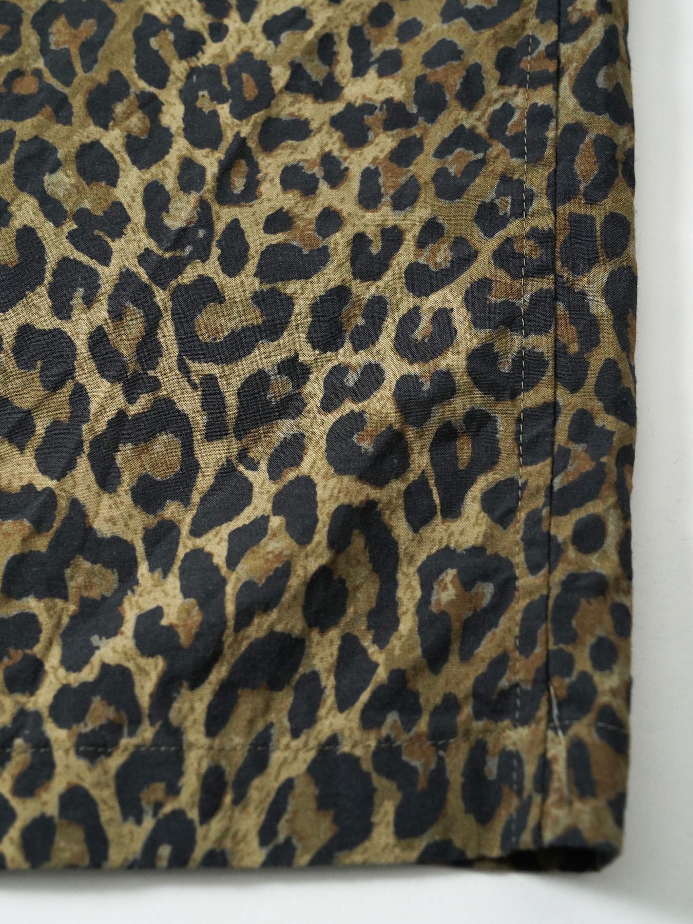 【予約品 5月6日(水) 締切】LEO-SHIRTS / レオパード柄シャツ / ベージュ系