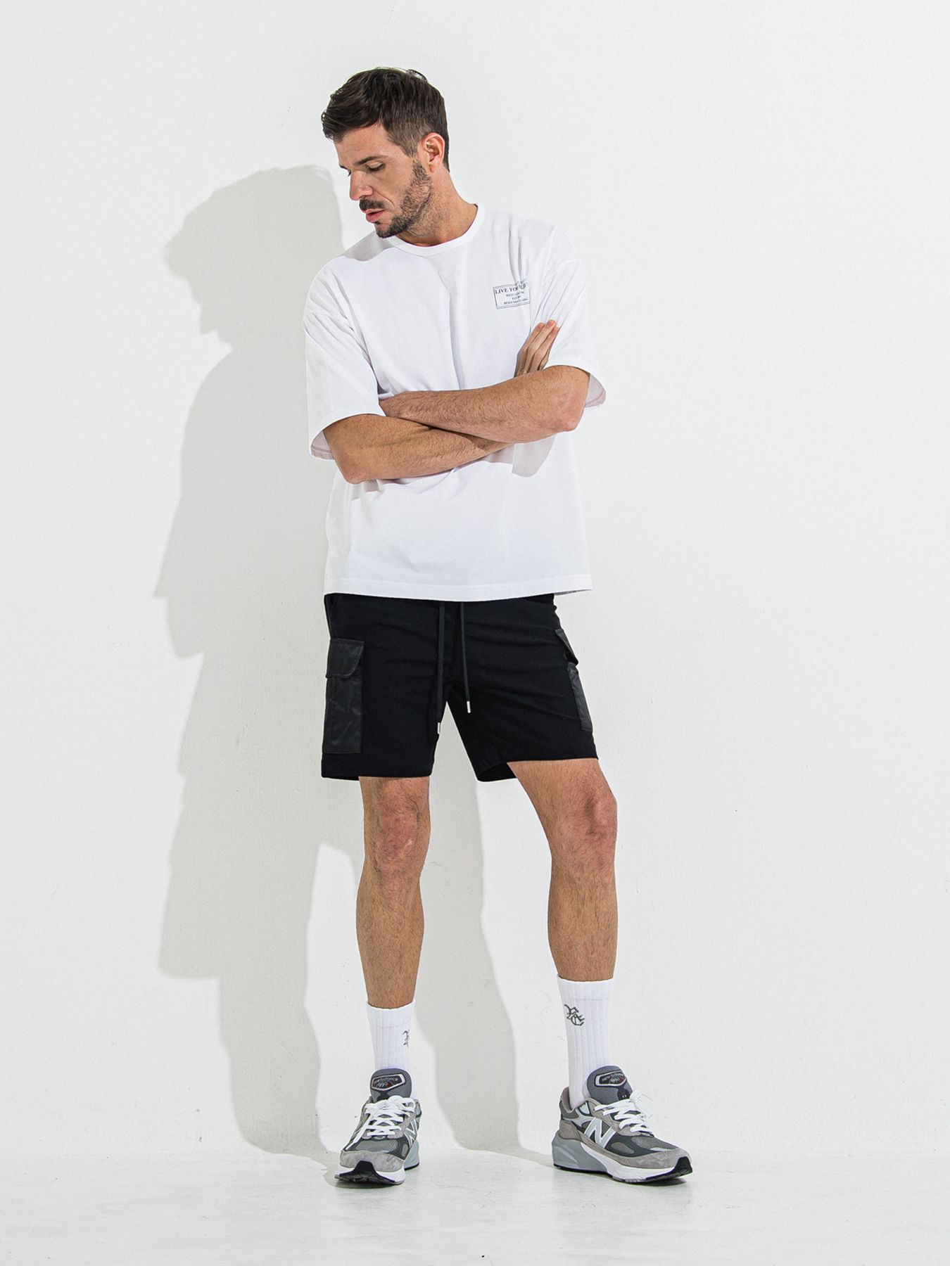 【予約品】DARRELL CARGO SHORTS / ダレルカーゴショーツ / ブラック