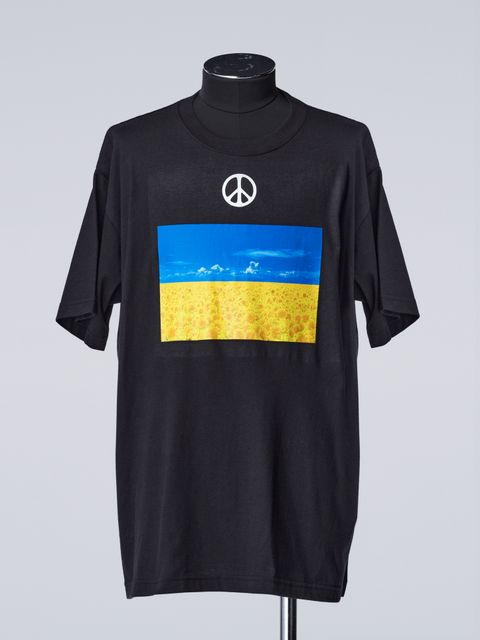 《予約品》 UKRAINE-CharityT-Shirt / Tシャツ  / ブラック 【THE ONENESS】 4月中入荷予定