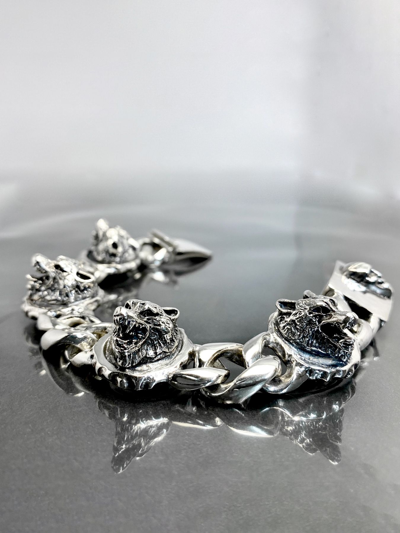 《受注生産》CHAIN BRACELET [WOLVES] / チェーンブレスレット・ウルヴス / 注文から3～6週間後入荷予定
