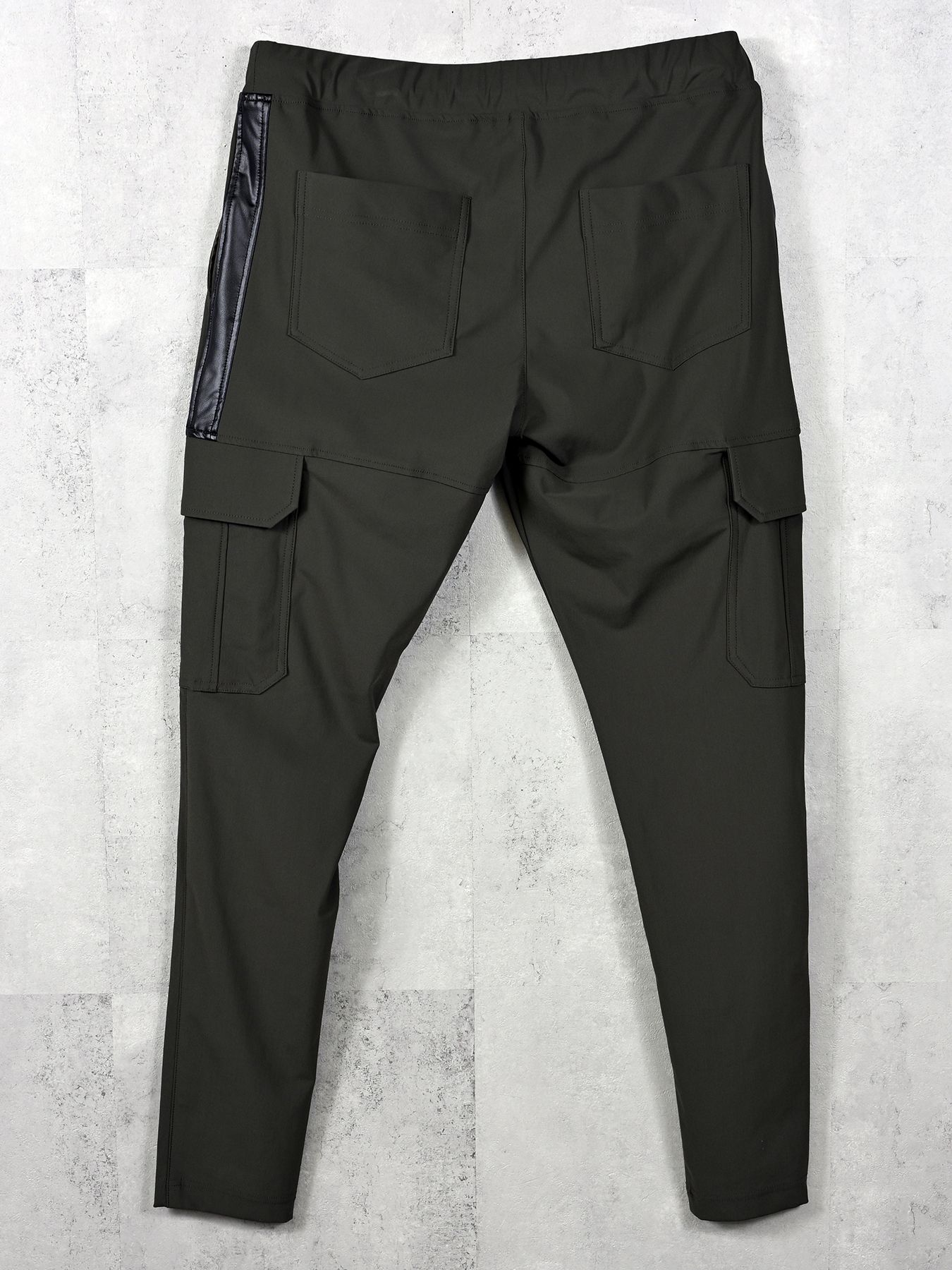 【予約品 11月16日(日) 締切】DARREL CARGO PT / ダレル ナイロンカーゴパンツ / カーキ×ブラック