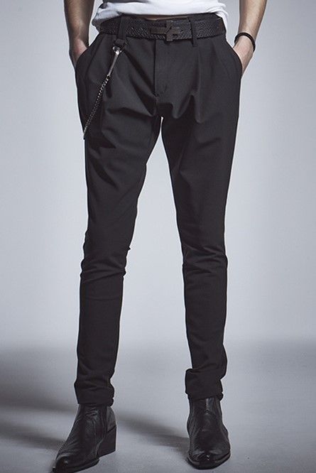 《予約品》 Slacks スラックス GabadineStretch / Black 【kiryuyrik】 11月入荷予定