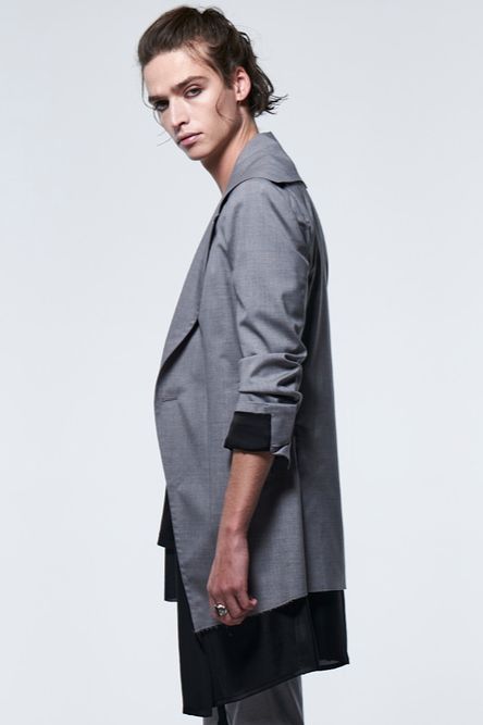 《予約品》 FlareSingleNapoleonJacket / ライトグレー 【kiryuyrik】 2023年3月以降入荷予定