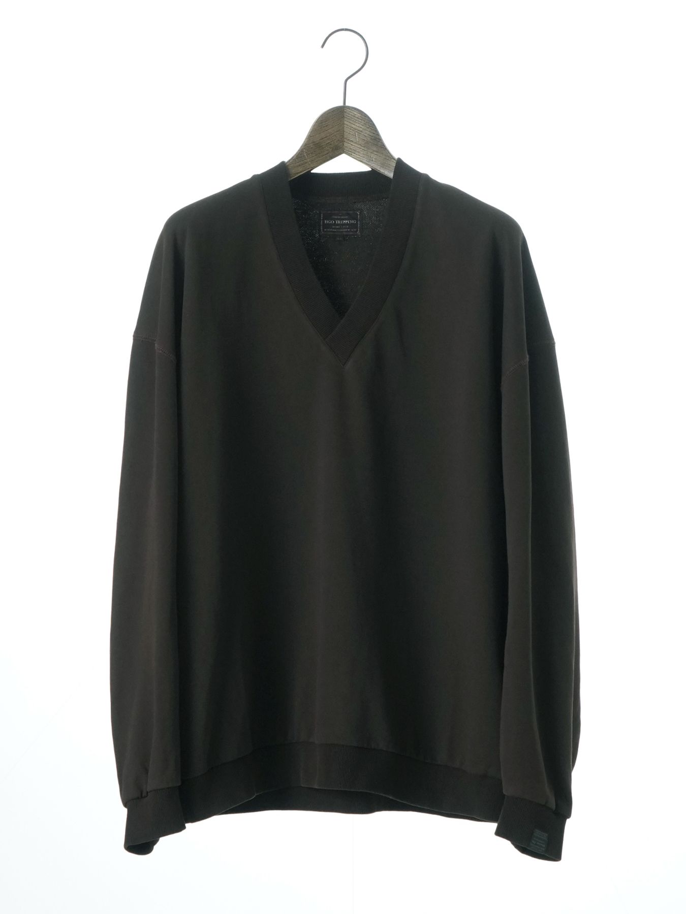 【予約品 10月26日(日) 締切】3DSWEAT / Vネックスウェット / D.CHARCOAL
