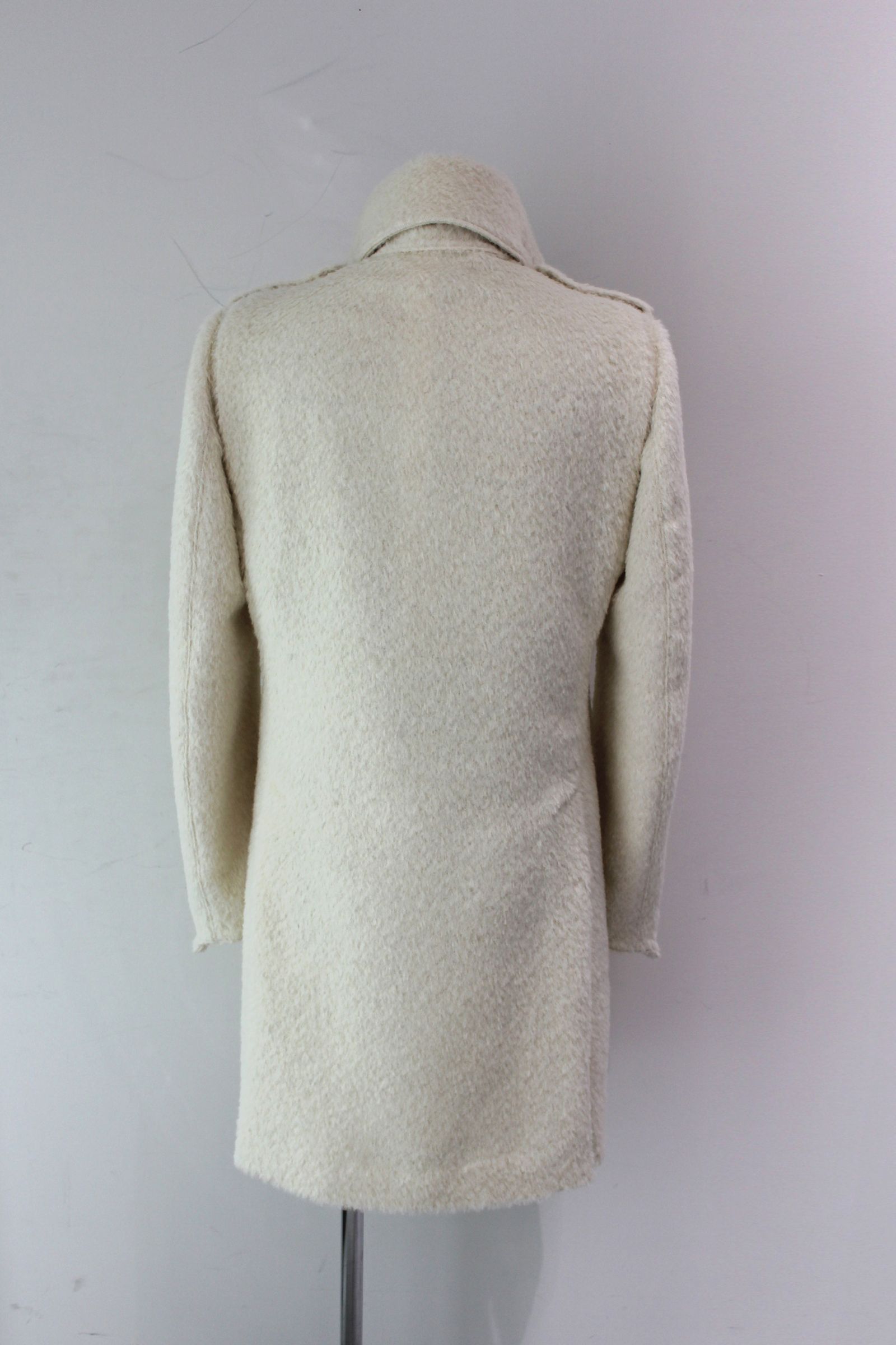 《予約品》 SingleNapoleonJacket テーラードジャケット AlpacaShaggy / White 【kiryuyrik】 10月入荷予定