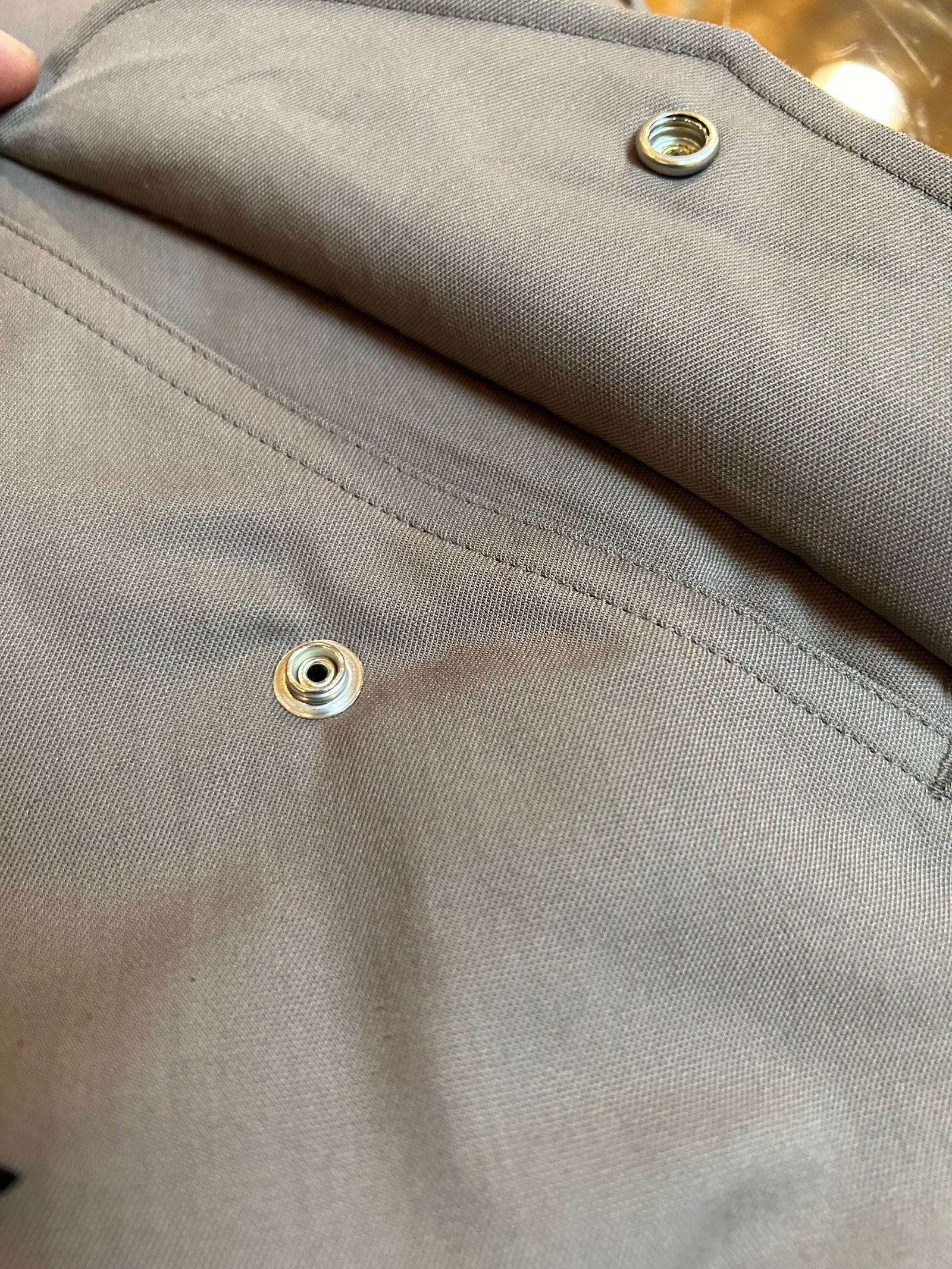 Cotton Polyester Plain Weave FieldCargo Pants  / コットンポリ プレーン ウィーブ フィールドカーゴパンツ / グレー