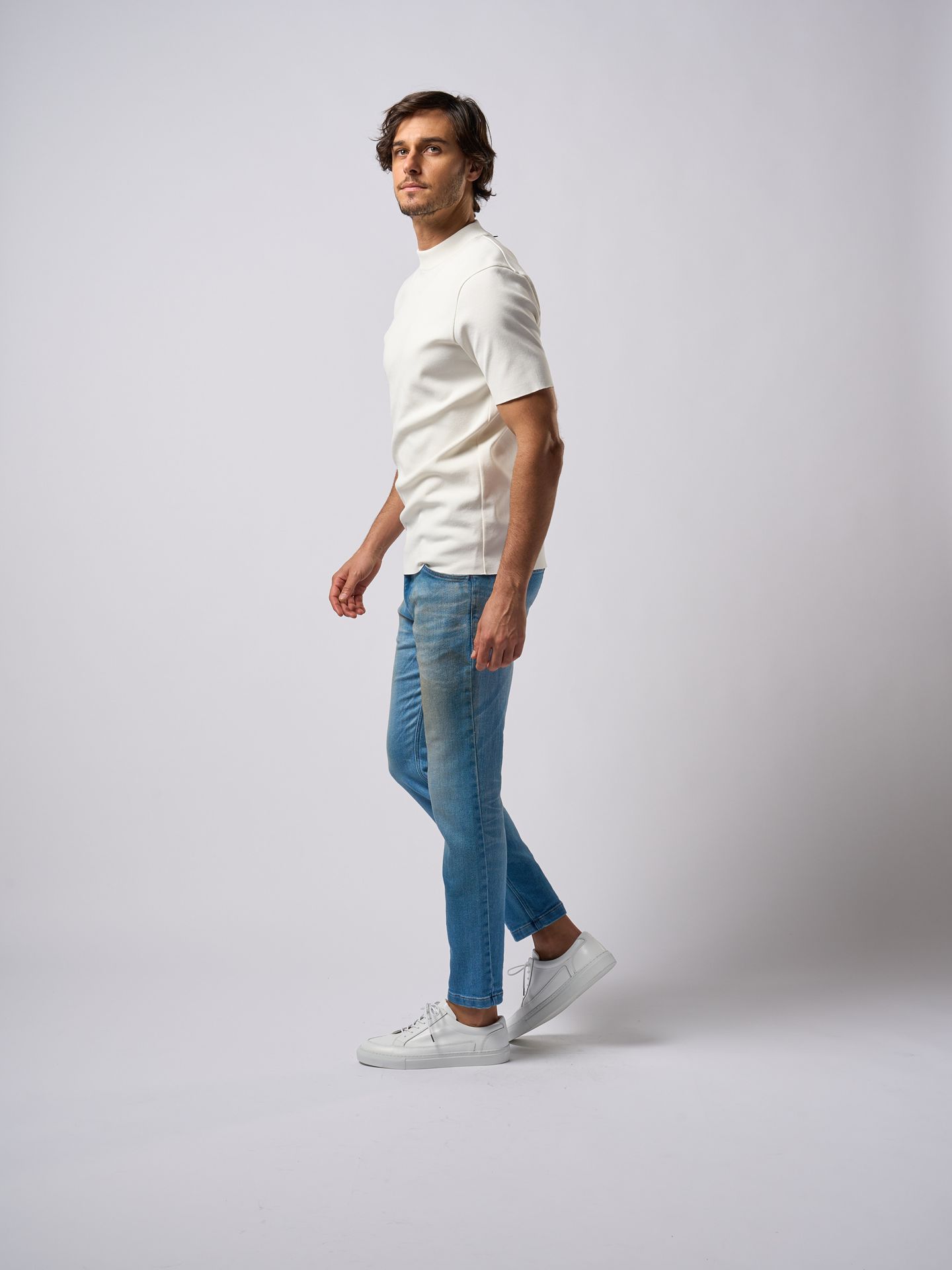 【予約品9月19日 10時締め】 low cut leather sneaker / レザースニーカー / ホワイト